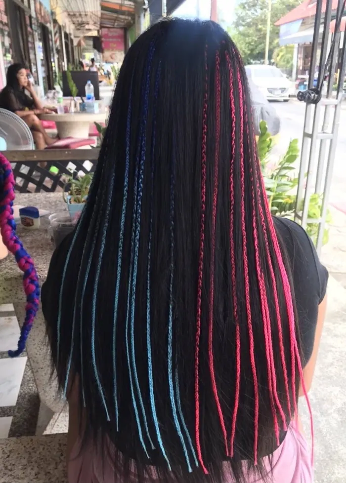 Color Accent Braids