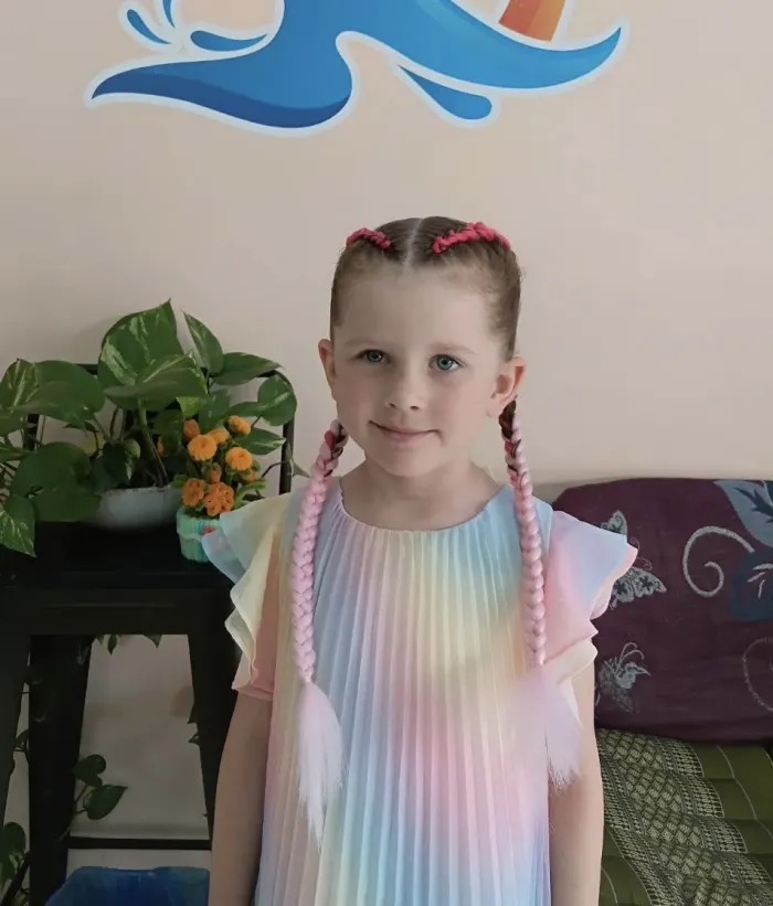 Color Double Dutch Braids