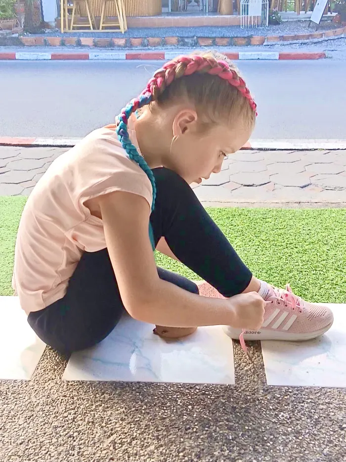 Color Double Dutch Braids