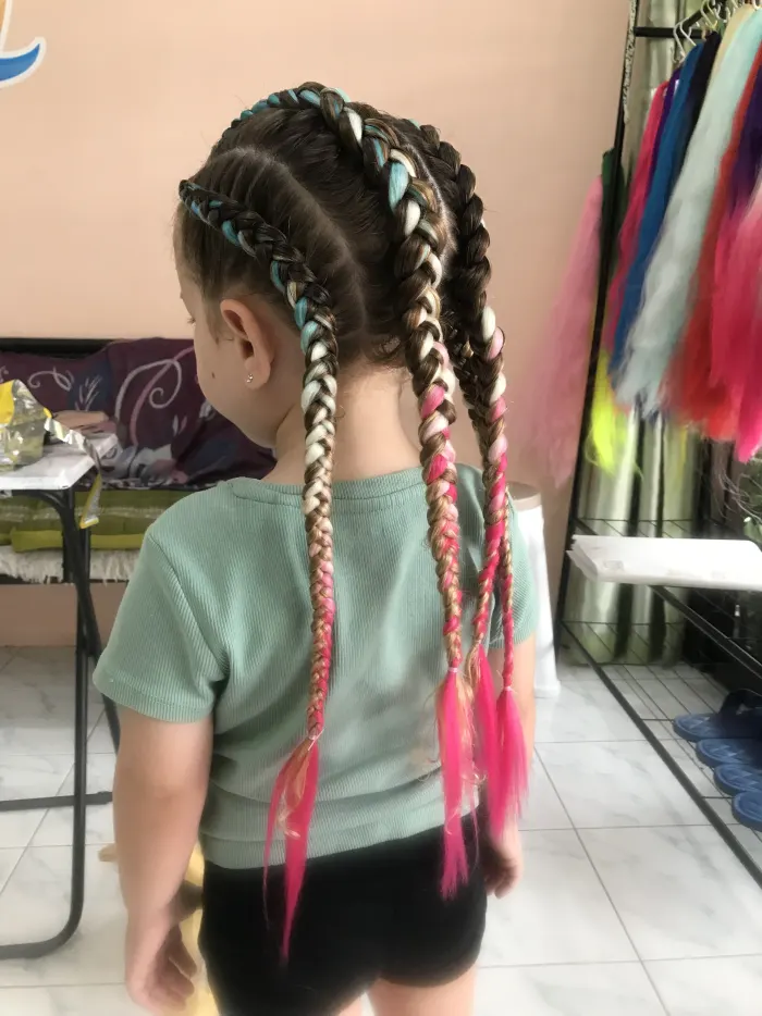 Color 4 Cornrow Braids