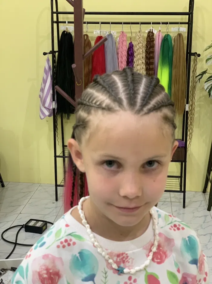 Color 7 Cornrow Braids