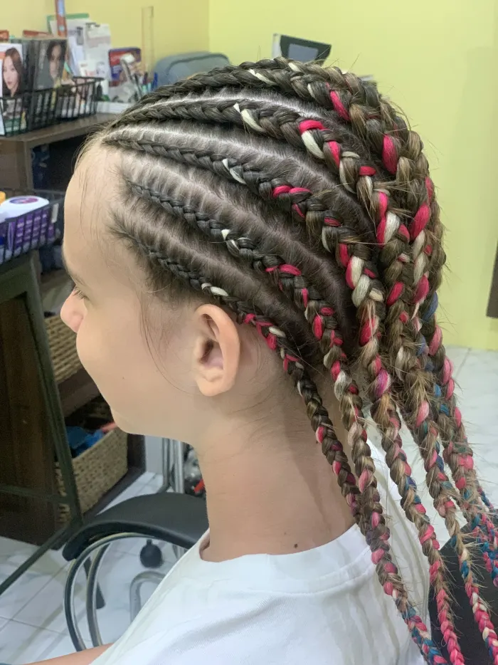 Color 10 Cornrow Braids