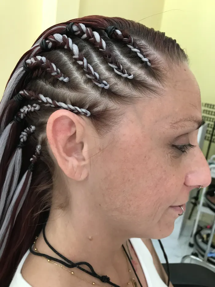 Side Cornrows Extensions