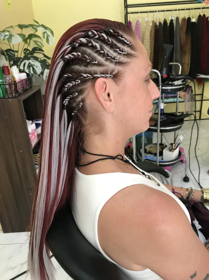 Side Cornrows Extensions