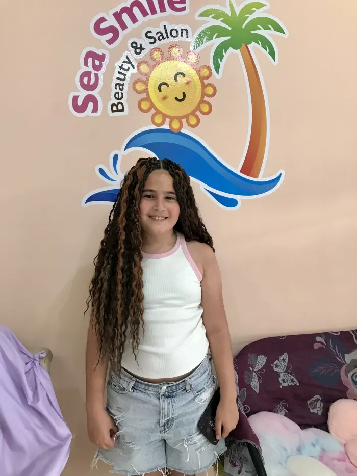 Kids Boho Box Braids