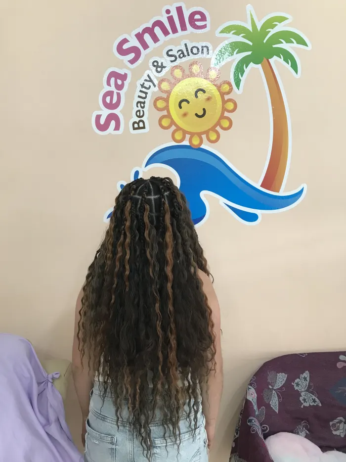 Kids Boho Box Braids